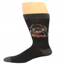 K. Bell Men's Dogfather Crew Socks, Black, Sock Size 10-13/Shoe Size 6.5-12, 1 Pair
