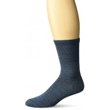 K. Bell Soft & Dreamy Marl Crew Socks, Blue Marl, Sock Size 9-11/Shoe Size 4-10, 1 Pair