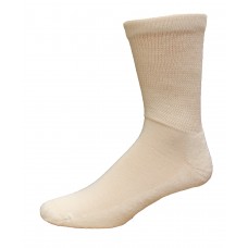 Medipeds Diabetic Extra Wide Crew Socks 4 Pair, White, W10-13 / M9-12