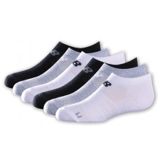 NB Kids No Show Socks, Medium, Ast2, 6 Pair