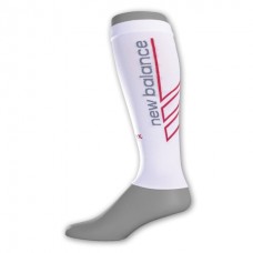 NB Sports Sleeve Socks , Large, White, 1 Pair