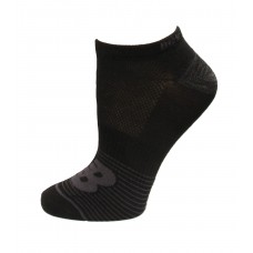 New Balance No Show Socks, Black, (S) Ladies 4-6, 6 Pair