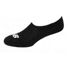 New Balance Liner Socks, Black, (M) Ladies 6-10/Mens 6-8.5, 6 Pair
