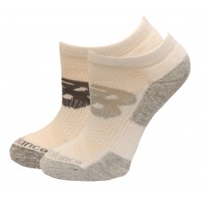 New Balance Low Cut Socks, White, (S) Ladies 4-6, 6 Pair