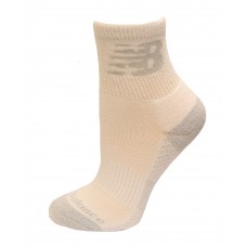 New Balance Cooling Cushion Performance Quarter Crew Socks, White, (M) Ladies 6-10/Mens 6-8.5, 2 Pair