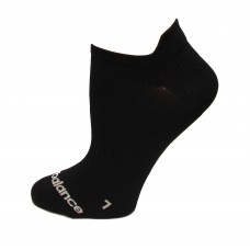 New Balance Lightweight Running Low Cut W/ Tab Socks, Black, (M) Ladies 6-10/Mens 6-8.5, 1 Pair