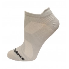 New Balance Lightweight Running Low Cut W/ Tab Socks, Grey, (M) Ladies 6-10/Mens 6-8.5, 1 Pair