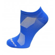 New Balance Lightweight Running No Show Socks, Vision Blue, (L) Ladies 10-13.5/Mens 8.5-12.5, 1 Pair