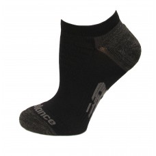 New Balance Strategic Cushion Running No Show Socks, Black, (M) Ladies 6-10/Mens 6-8.5, 3 Pair