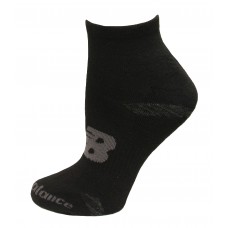New Balance Performance Cushion Quarter Crew Socks, Black, (M) Ladies 6-10/Mens 6-8.5, 3 Pair