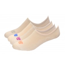 New Balance Invisible Liner Socks, White, (M) Ladies 6-10/Mens 6-8.5, 6 Pair