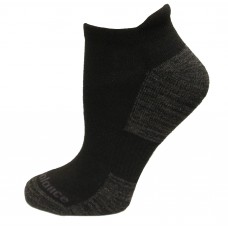 New Balance Performance Cushion Low Cut W/Tab Socks, Black, (M) Ladies 6-10/Mens 6-8.5, 6 Pair