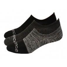 New Balance Active Sport Liner Socks, Black, (M) Ladies 6-10/Mens 6-8.5, 3 Pair
