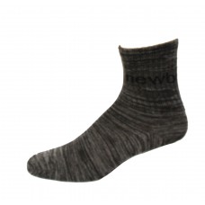 New Balance Lifestyle Mid Crew Socks, Black, (L) Ladies 10-13.5/Mens 8.5-12.5, 2 Pair