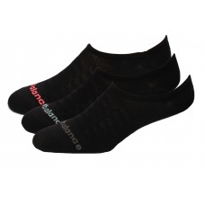 New Balance Performance Microfiber Liner Socks, Black, (M) Ladies 6-10/Mens 6-8.5, 3 Pair