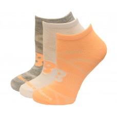 New Balance No Show Flatknit Socks, Assorted Colors, (M) Ladies 6-10/Mens 6-8.5, 6 Pair