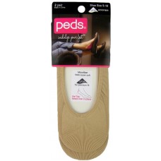 Peds Seamless Ultra Low Cut Liner, Women Size 5-10, 2 Pair (Nude)