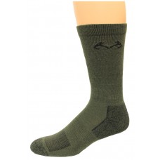 RealTree Insect Shield Crew Socks, 1 Pair, Large (W 9-12 / M 9-13), Olive
