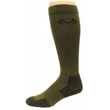 RealTree Elimishield Over the Calf Tall Boot Socks, 1 Pair, Large (M 9-13), Olive