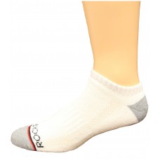 Rockport Men's No Show Socks 4 Pair, White, Men's 8-12