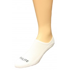 Top Flite Seamless Toe No Show Socks, White, (L) W 9-12 / M 9-13, 2 Pair