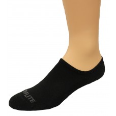 Top Flite Seamless Toe No Show Socks, Black, (L) W 9-12 / M 9-13, 2 Pair