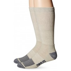 Top Flite Ultra-Dri Crew Socks, Khaki, (L) W 9-12 / M 9-13, 2 Pair