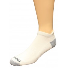 Top Flite Ultra-Dri Tab Socks, White, (L) W 9-12 / M 9-13, 2 Pair