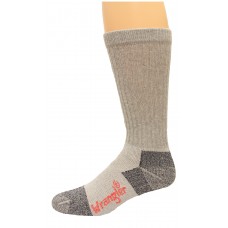 Riggs by Wrangler Cotton Work Crew, 2 Pack, Grey, M 8.5-10.5
