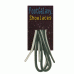 FootGalaxy Oval Laces For Boots And Shoes, Grey and White Stripe