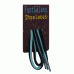 FootGalaxy Oval Laces For Boots And Shoes, Navy and Carolina Blue Stripe