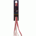 FootGalaxy Oval Laces For Boots And Shoes, Red and White Stripe
