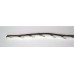 FootGalaxy High Quality Round Laces For Boots And Shoes, White With Grey Chip