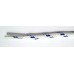 FootGalaxy High Quality Round Laces For Boots And Shoes, White With Royal Chip